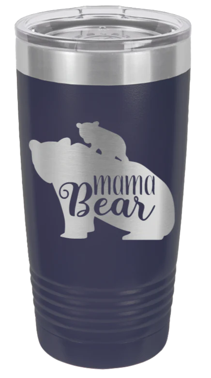 Mama Bear with Cub - 20oz Tumbler - Image 9