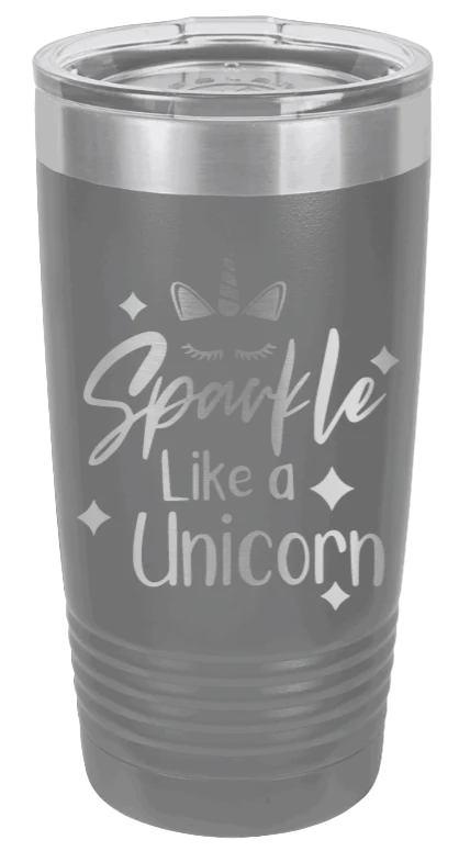 Sparkle Like A Unicorn - 20oz Tumbler - Image 4