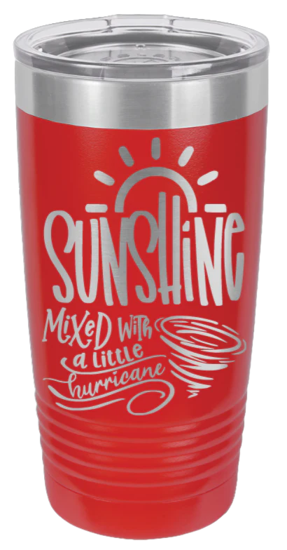 Sunshine Mixed With Hurricane - 20oz Tumbler - Image 14