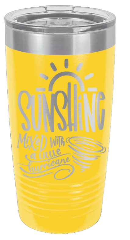 Sunshine Mixed With Hurricane - 20oz Tumbler - Image 17