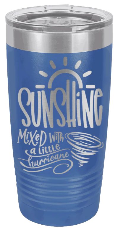 Sunshine Mixed With Hurricane - 20oz Tumbler - Image 2