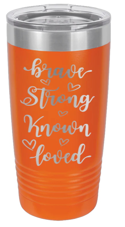 Brave Strong Known Loved - 20oz Tumbler - Image 11
