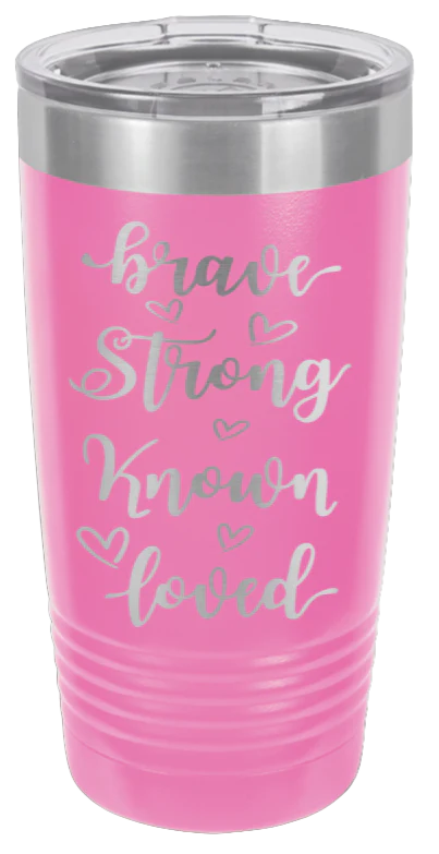 Brave Strong Known Loved - 20oz Tumbler - Image 12