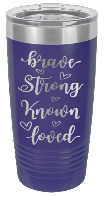 Brave Strong Known Loved - 20oz Tumbler - Image 13
