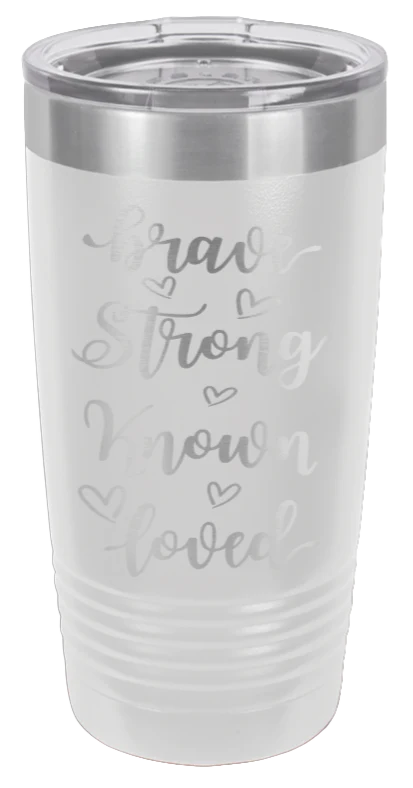 Brave Strong Known Loved - 20oz Tumbler - Image 16