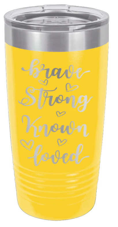 Brave Strong Known Loved - 20oz Tumbler - Image 17
