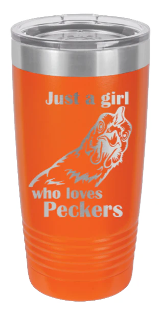 Just A Girl Who Loves Peckers - 20oz Tumbler - Image 11
