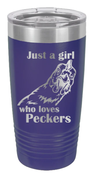 Just A Girl Who Loves Peckers - 20oz Tumbler - Image 13
