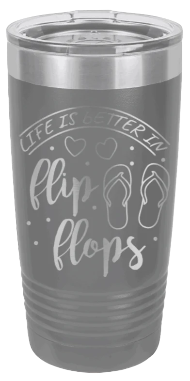 Life Is Better In Flip - 20oz Tumbler - Image 4