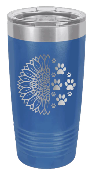 Sunflower Paws - 20oz Tumbler - Image 2