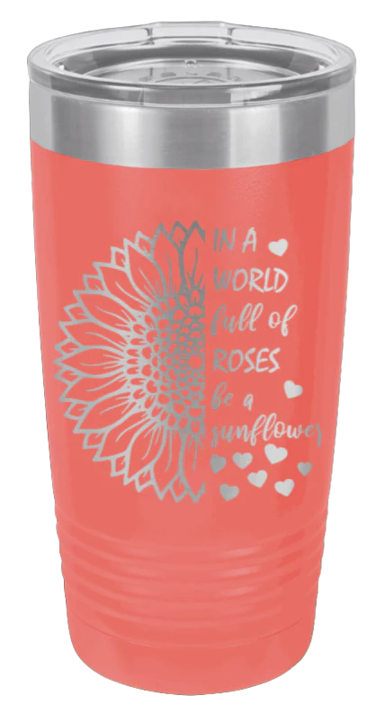 In A World Full Of Roses  - 20oz Tumbler - Image 3