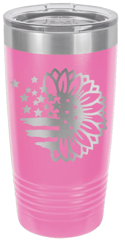 Sunflower Flag  - 20oz Tumbler - Image 12
