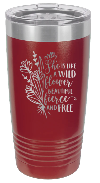 Like A Wild Flower - 20oz Tumbler - Image 8