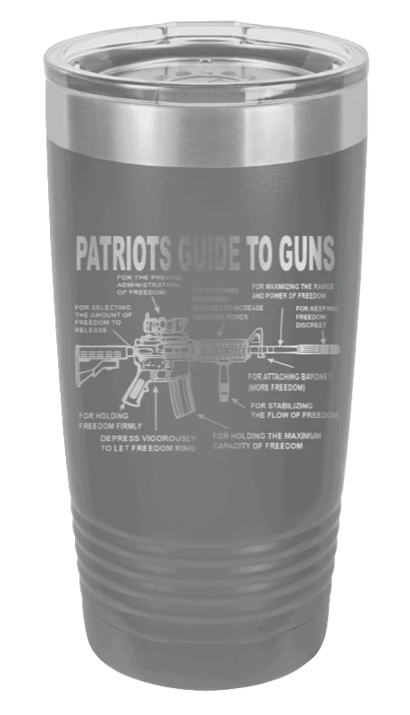 Patriots Guide To Guns - 20oz Tumbler - Image 4