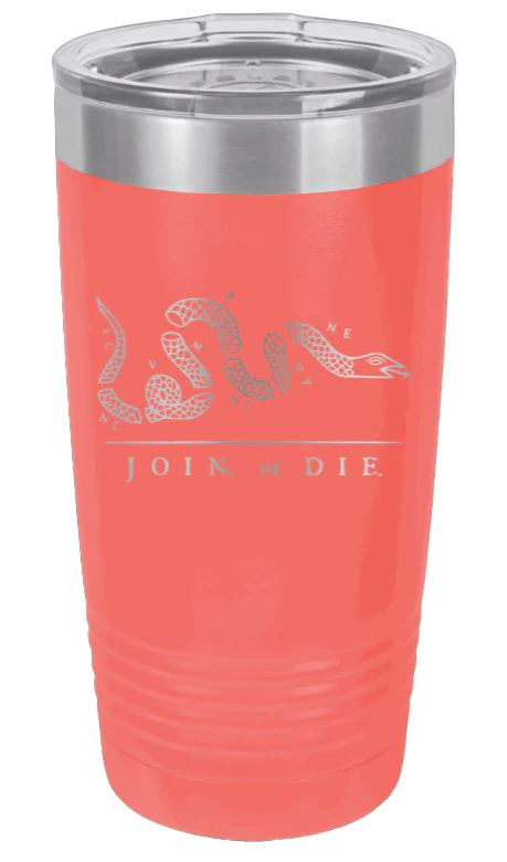 Join or Die - 20oz Tumbler - Image 3