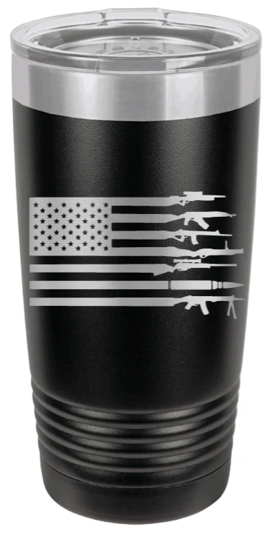 Gun Flag - 20oz Tumbler