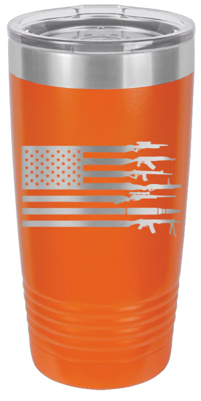 Gun Flag - 20oz Tumbler - Image 11