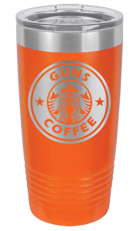 Gun and Coffee - 20oz Tumbler - Image 10
