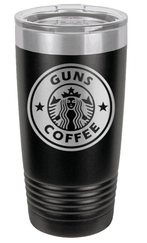 Gun and Coffee - 20oz Tumbler - Image 9