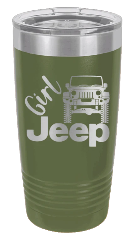Girl Jeep JK - 20oz Tumbler - Image 10