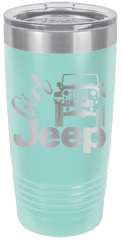 Girl Jeep JK - 20oz Tumbler - Image 15