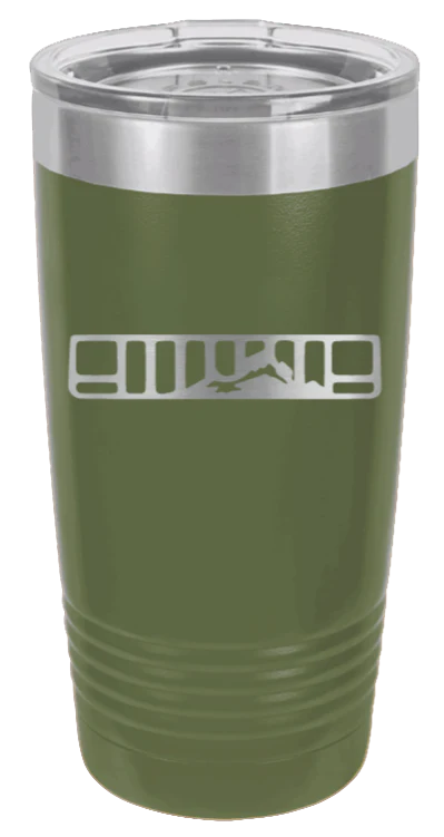 XJ Jeep  Grill  - 20oz Tumbler - Image 10