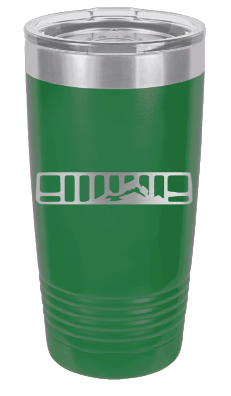 XJ Jeep  Grill  - 20oz Tumbler - Image 5