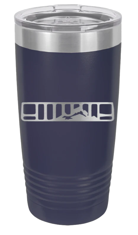 XJ Jeep  Grill  - 20oz Tumbler - Image 9