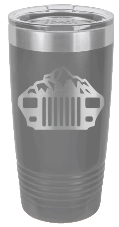 YJ Mountains  - 20oz Tumbler - Image 4