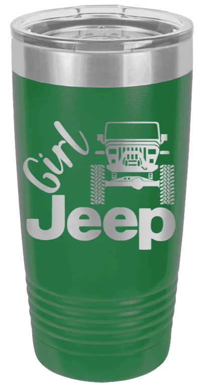 Girl Jeep YJ  - 20oz Tumbler - Image 5