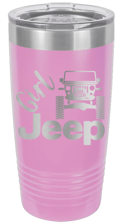 Girl Jeep TJ  - 20oz Tumbler - Image 7