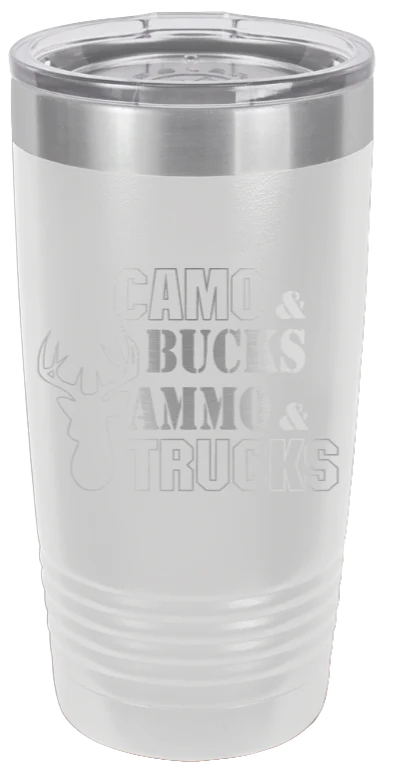 Camo and Bucks - 20oz Tumbler - Image 16