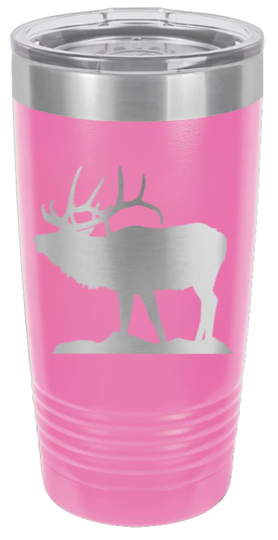 Elk Silhouette - 20oz Tumbler - Image 12