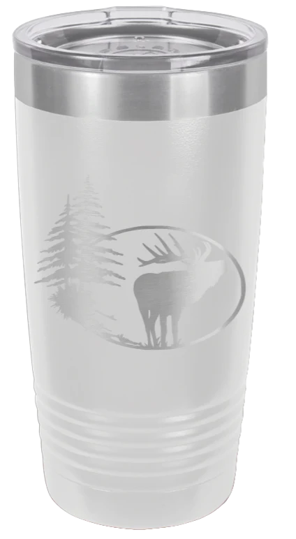 Elk in Trees - 20oz Tumbler - Image 16