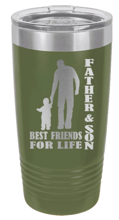 Father and Son Best Friends For Life  - 20oz Tumbler - Image 10
