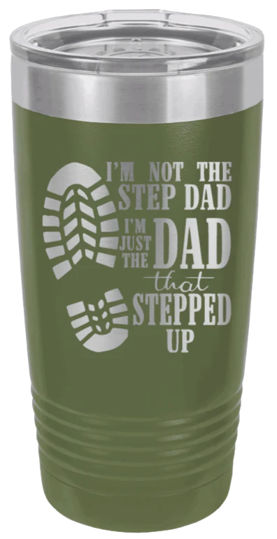 Dad That Stepped Up - 20oz Tumbler - Image 10
