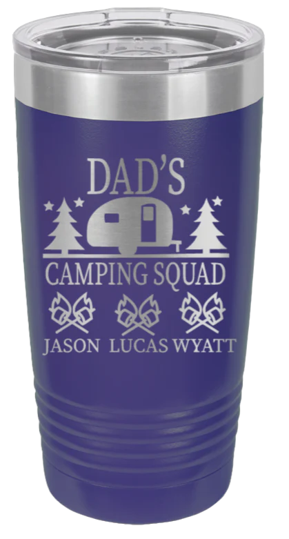 Dad's Camping Squad - 20oz Tumbler - Image 13