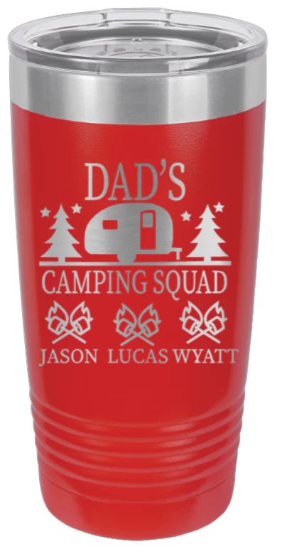 Dad's Camping Squad - 20oz Tumbler - Image 14