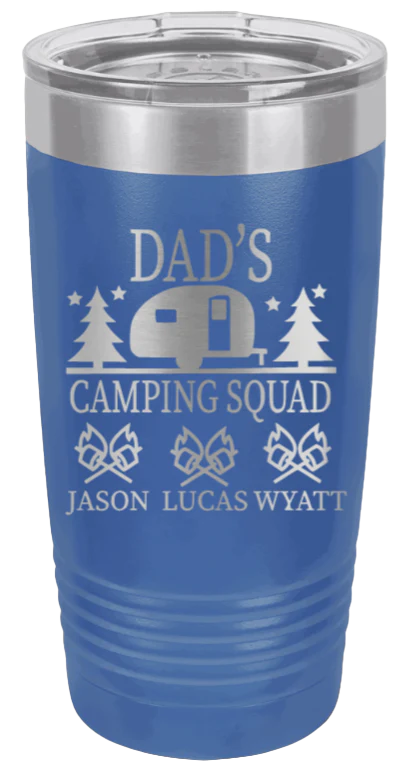 Dad's Camping Squad - 20oz Tumbler - Image 2
