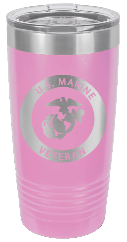 Marine Veteran - 20oz Tumbler - Image 7