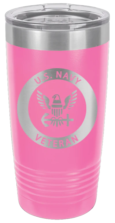 Navy Veteran  - 20oz Tumbler - Image 12