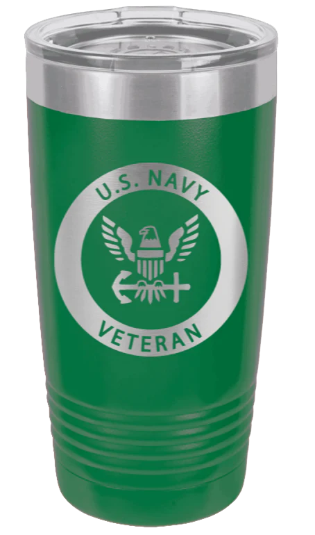 Navy Veteran  - 20oz Tumbler - Image 5