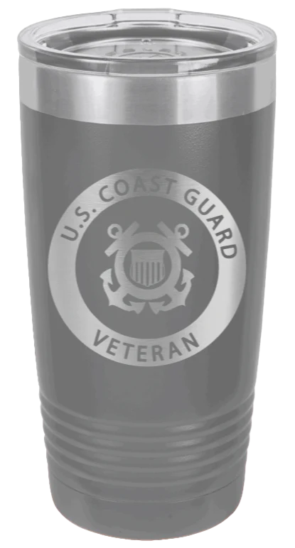 Coast Guard Veteran - 20oz Tumbler - Image 4