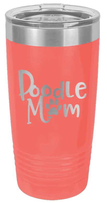 Poodle Mom - 20oz Tumbler - Image 3