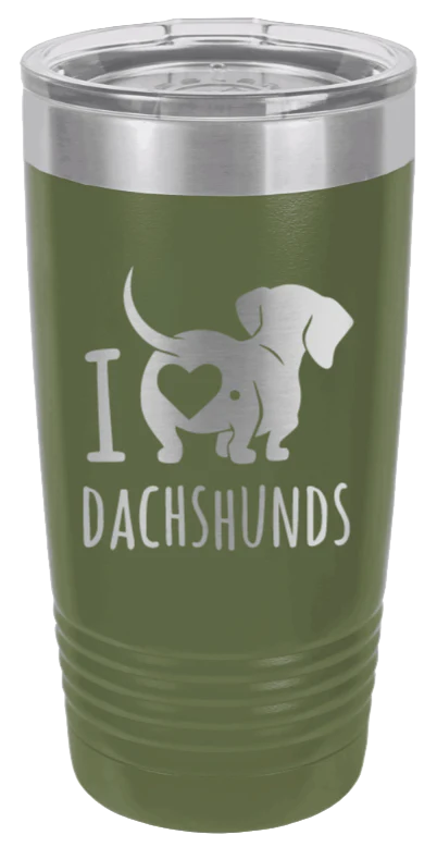 I Love Dachshunds - 20oz Tumbler - Image 10