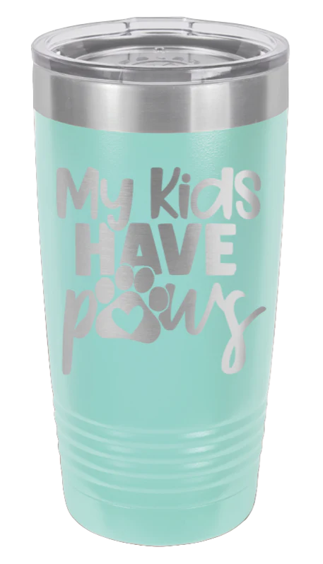 My Kids Have Paws - 20oz Tumbler - Image 15