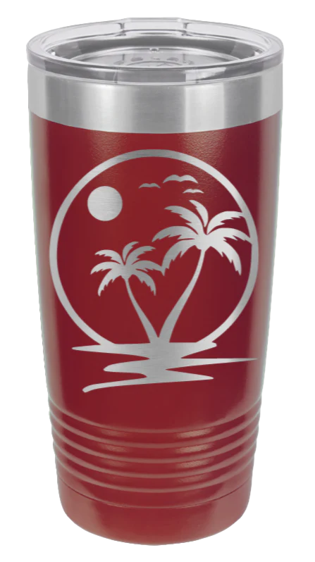 Palm Trees 2 - 20oz Tumbler - Image 8