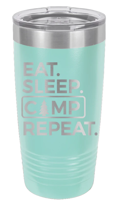 Eat, Sleep Camp, Repeat - 20oz Tumbler - Image 15