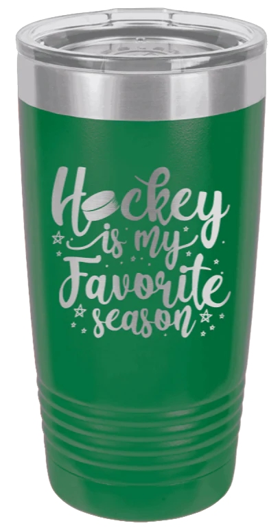Hockey Is my Favorite Season - 20oz Tumbler - Image 5