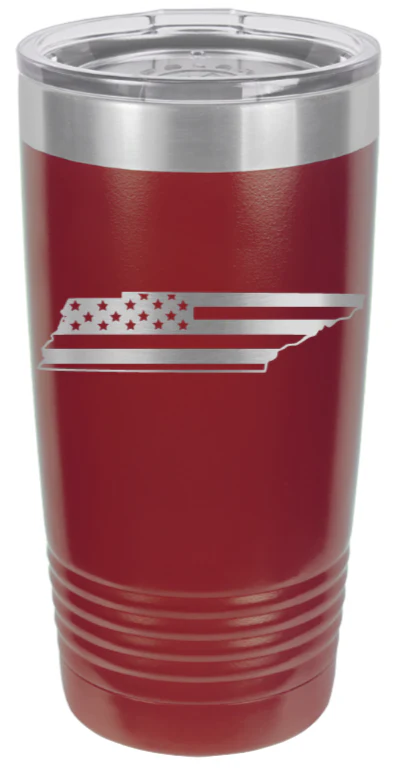 Tennessee Flag - 20oz Tumbler - Image 8